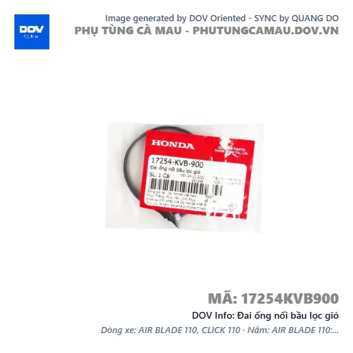 Đai ống nối bầu lọc gió — 17254KVB900