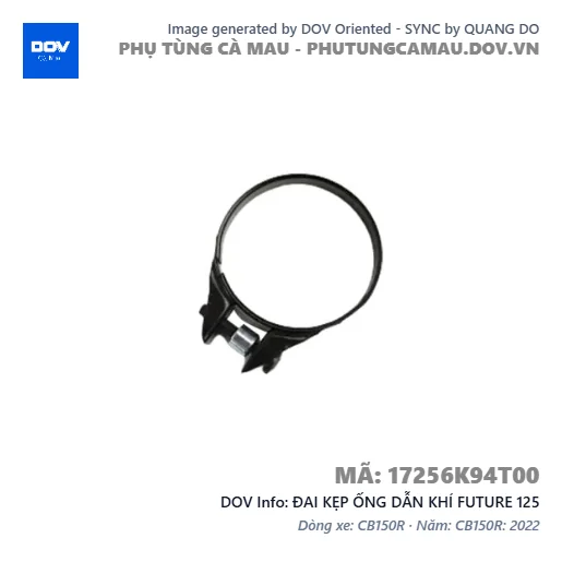ĐAI KẸP ỐNG DẪN KHÍ FUTURE 125 — 17256K94T00