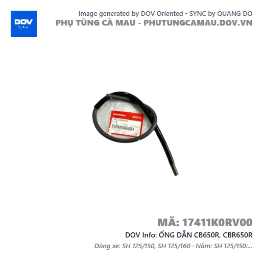 ỐNG DẪN CB650R, CBR650R — 17411K0RV00