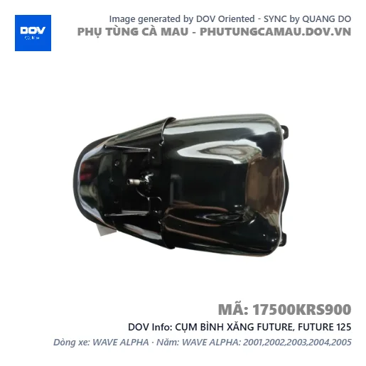 CỤM BÌNH XĂNG FUTURE, FUTURE 125 — 17500KRS900