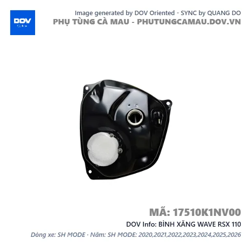 BÌNH XĂNG WAVE RSX 110 — 17510K1NV00