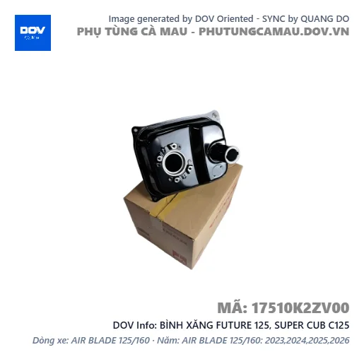 BÌNH XĂNG FUTURE 125, SUPER CUB C125 — 17510K2ZV00