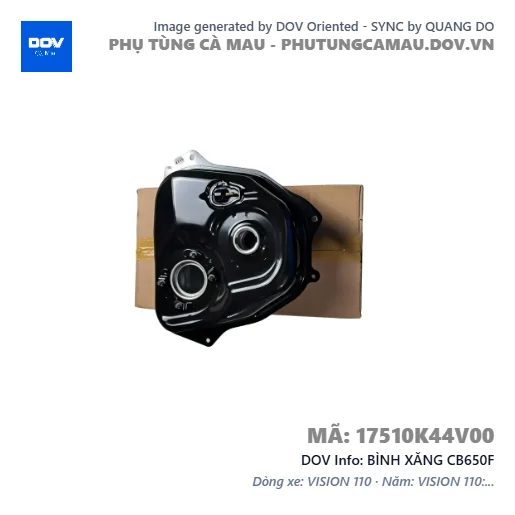 BÌNH XĂNG CB650F — 17510K44V00