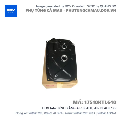 BÌNH XĂNG AIR BLADE, AIR BLADE 125 — 17510KTL640