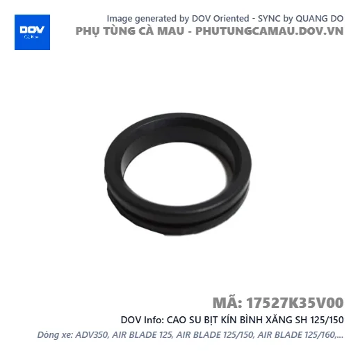 CAO SU BỊT KÍN BÌNH XĂNG SH 125/150 — 17527K35V00