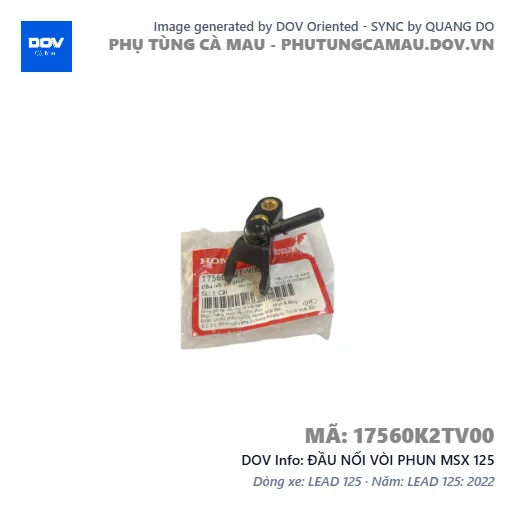 ĐẦU NỐI VÒI PHUN MSX 125 — 17560K2TV00