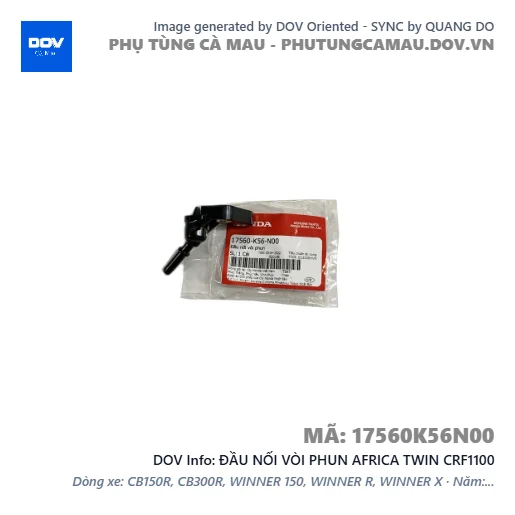 ĐẦU NỐI VÒI PHUN AFRICA TWIN CRF1100 — 17560K56N00