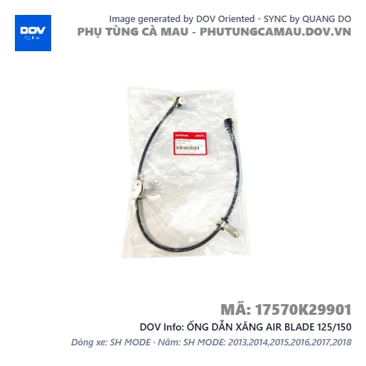 ỐNG DẪN XĂNG AIR BLADE 125/150 — 17570K29901