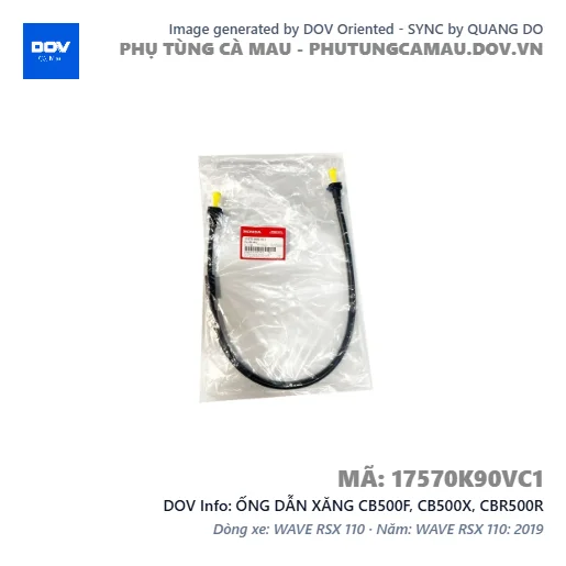 ỐNG DẪN XĂNG CB500F, CB500X, CBR500R — 17570K90VC1