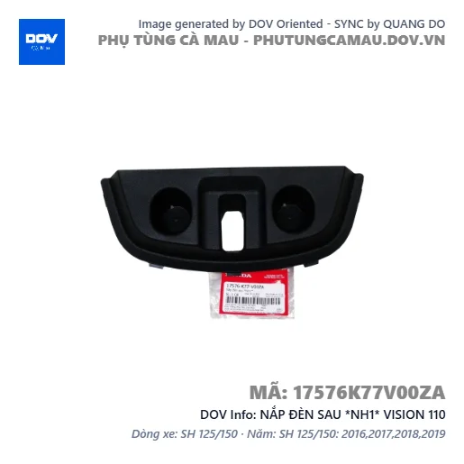 NẮP ĐÈN SAU *NH1* VISION 110 — 17576K77V00ZA