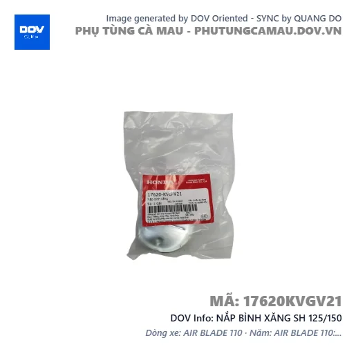 NẮP BÌNH XĂNG SH 125/150 — 17620KVGV21