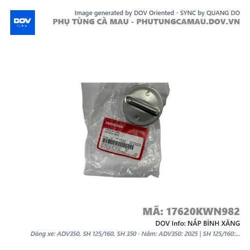 NẮP BÌNH XĂNG — 17620KWN982