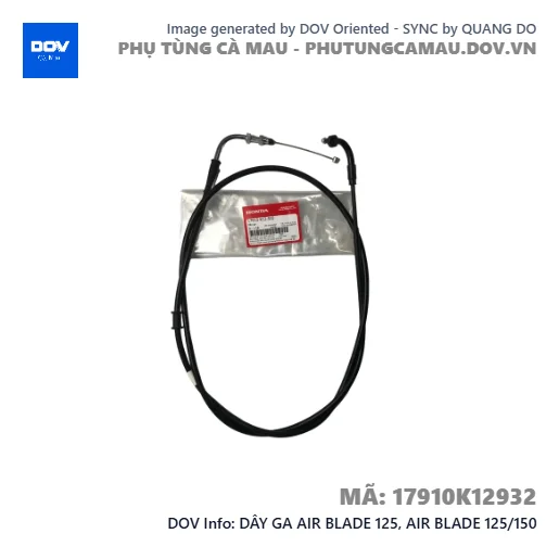 DÂY GA AIR BLADE 125, AIR BLADE 125/150 — 17910K12932