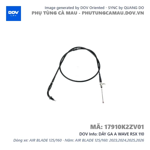 DÂY GA A WAVE RSX 110 — 17910K2ZV01