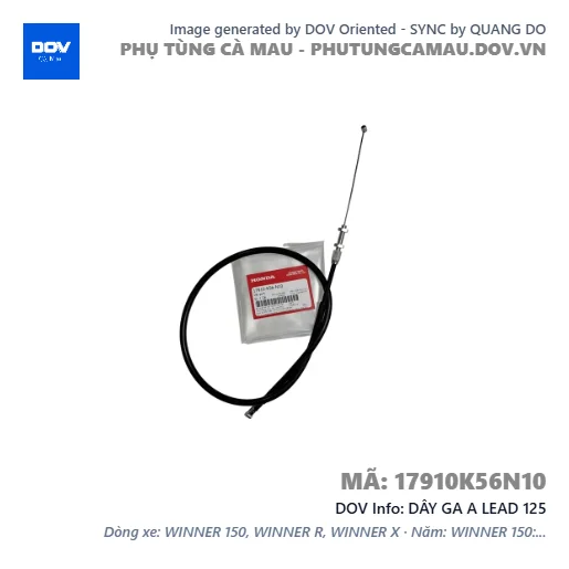 DÂY GA A LEAD 125 — 17910K56N10
