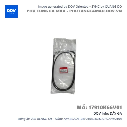 DÂY GA  — 17910K66V01