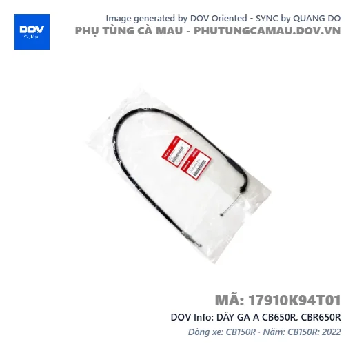 DÂY GA A CB650R, CBR650R — 17910K94T01