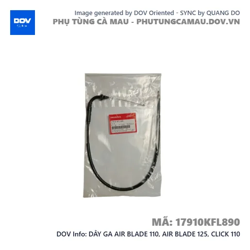 DÂY GA AIR BLADE 110, AIR BLADE 125, CLICK 110 — 17910KFL890