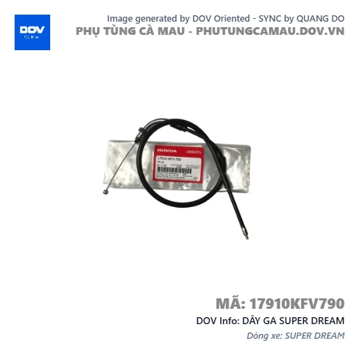 DÂY GA SUPER DREAM — 17910KFV790