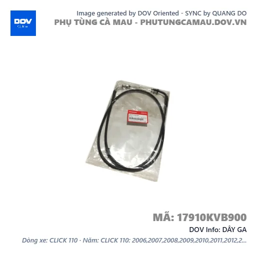 DÂY GA — 17910KVB900