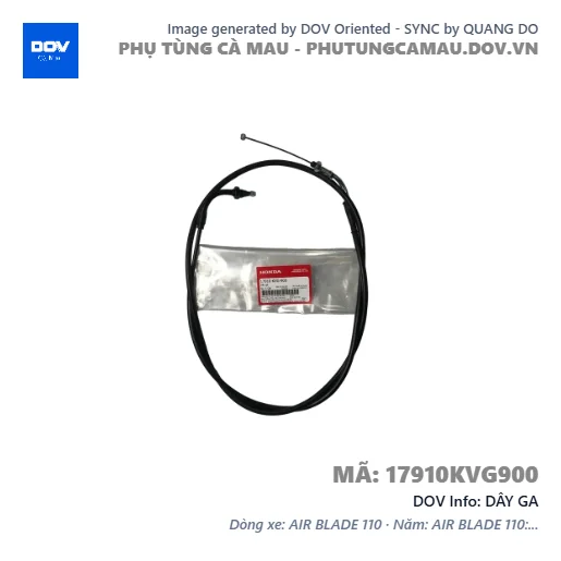 DÂY GA  — 17910KVG900