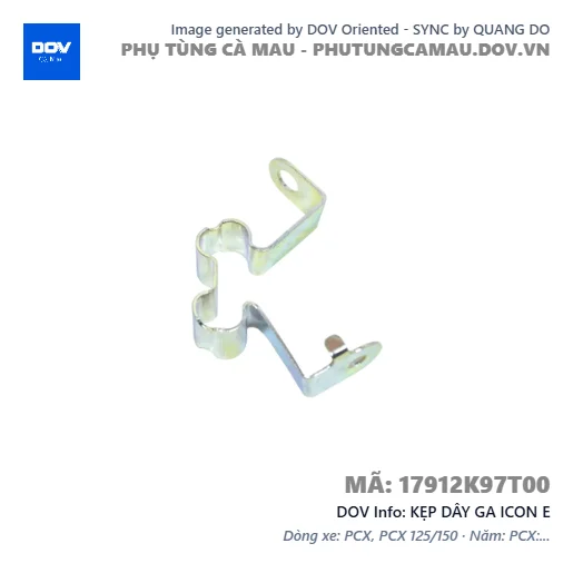KẸP DÂY GA ICON E — 17912K97T00