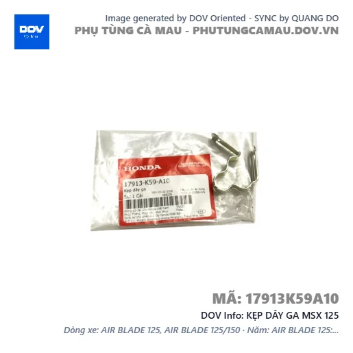 KẸP DÂY GA MSX 125 — 17913K59A10