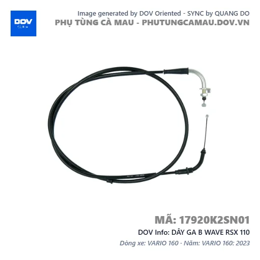 DÂY GA B WAVE RSX 110 — 17920K2SN01