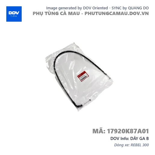 DÂY GA B  — 17920K87A01