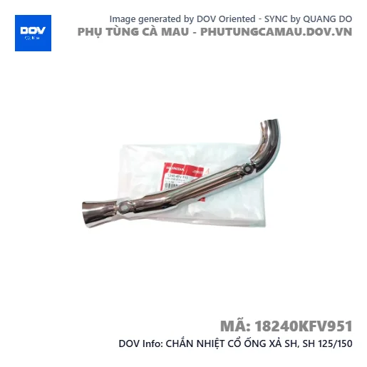 CHẮN NHIỆT CỔ ỐNG XẢ SH, SH 125/150 — 18240KFV951