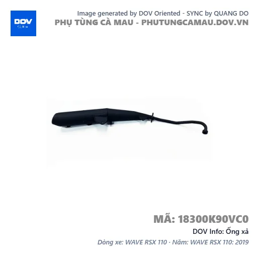 Ống xả — 18300K90VC0