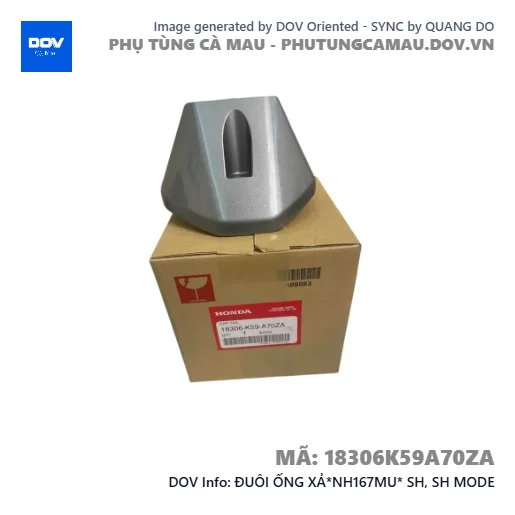 ĐUÔI ỐNG XẢ*NH167MU* SH, SH MODE — 18306K59A70ZA