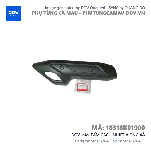 TẤM CÁCH NHIỆT A ỐNG XẢ — 18318K01900