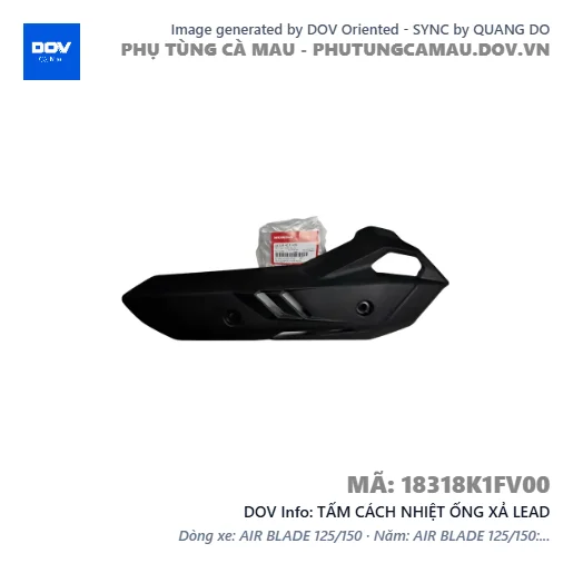 TẤM CÁCH NHIỆT ỐNG XẢ LEAD — 18318K1FV00