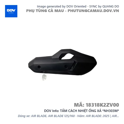 TẤM CÁCH NHIỆT ỐNG XẢ *NH303M*  — 18318K2ZV00