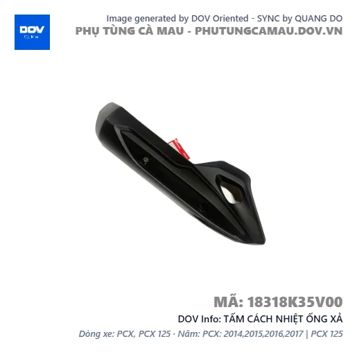 TẤM CÁCH NHIỆT ỐNG XẢ  — 18318K35V00
