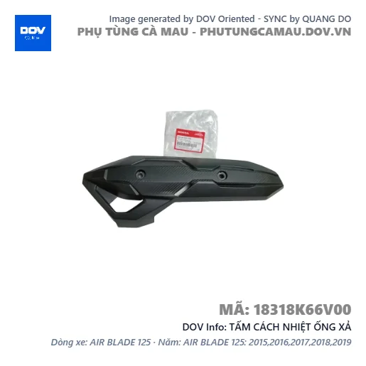 TẤM CÁCH NHIỆT ỐNG XẢ  — 18318K66V00