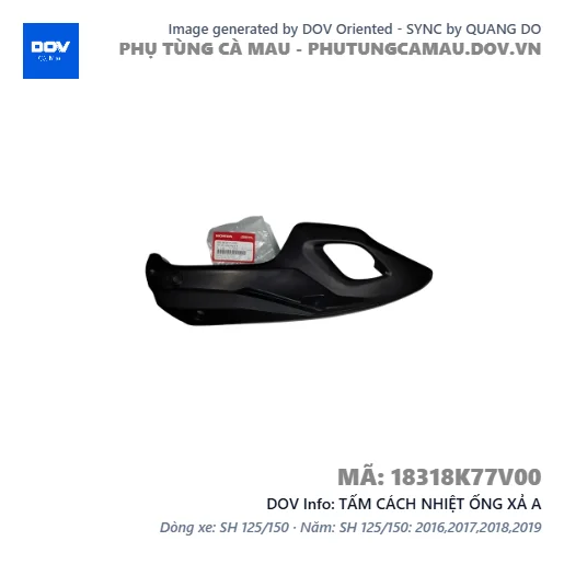 TẤM CÁCH NHIỆT ỐNG XẢ A  — 18318K77V00