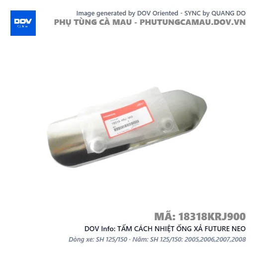 TẤM CÁCH NHIỆT ỐNG XẢ FUTURE NEO — 18318KRJ900