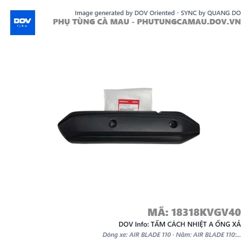 TẤM CÁCH NHIỆT A ỐNG XẢ — 18318KVGV40