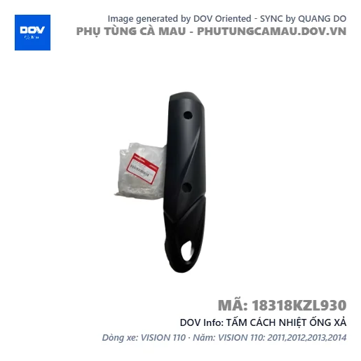 TẤM CÁCH NHIỆT ỐNG XẢ  — 18318KZL930
