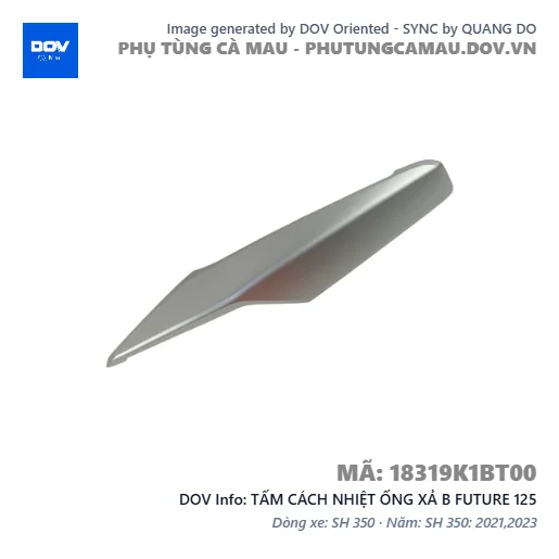 TẤM CÁCH NHIỆT ỐNG XẢ B FUTURE 125 — 18319K1BT00