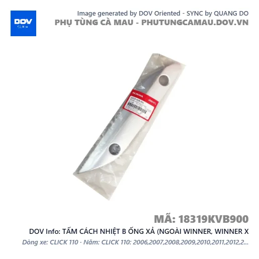 TẤM CÁCH NHIỆT B ỐNG XẢ (NGOÀI WINNER, WINNER X — 18319KVB900