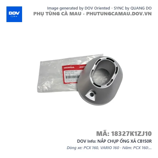 NẮP CHỤP ỐNG XẢ CB150R — 18327K1ZJ10