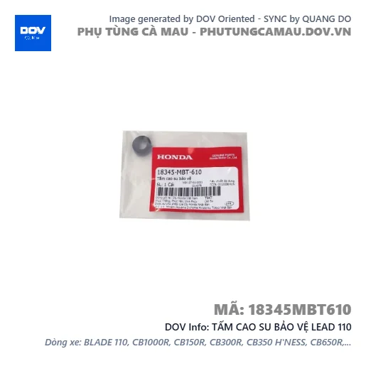 TẤM CAO SU BẢO VỆ LEAD 110 — 18345MBT610