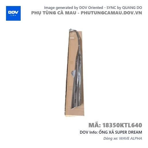 ỐNG XẢ SUPER DREAM — 18350KTL640
