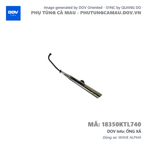 ỐNG XẢ — 18350KTL740