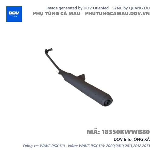 ỐNG XẢ  — 18350KWWB80