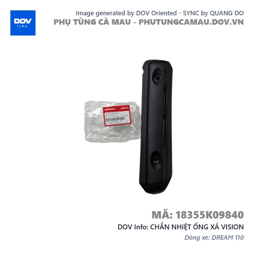 CHẮN NHIỆT ỐNG XẢ VISION — 18355K09840