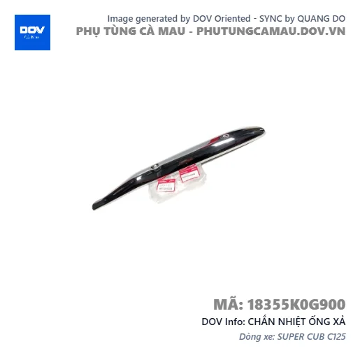 CHẮN NHIỆT ỐNG XẢ  — 18355K0G900